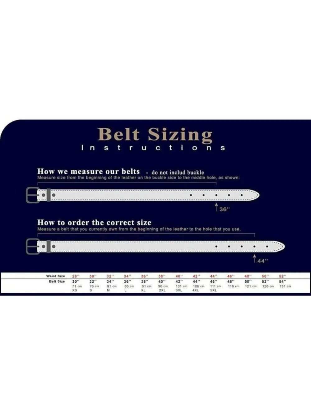 Genuine Full-Grain Cowhide Leather Dress Belt 1-1/8